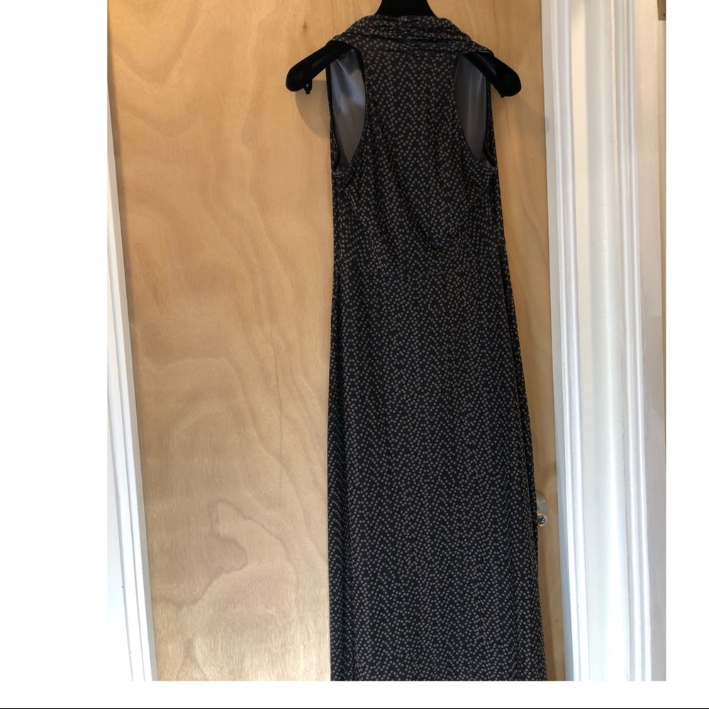 Polka dot maxi dress